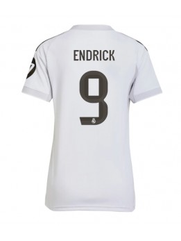 Billige Real Madrid Endrick #9 Hjemmedrakt Dame 2025-26 Kortermet